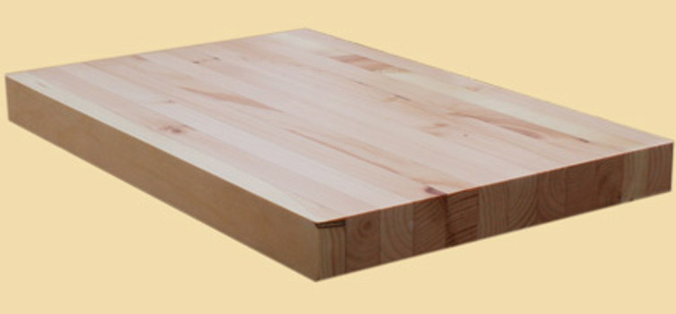 Knotty Pine wood countertops