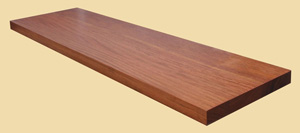 Brazilian Cherry Plank Countertops