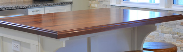 Prefinished plank countertops are available with conversion varnish or mineral oil.