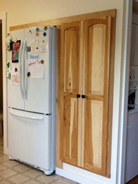 Prefinished Hickory Cabinet Door