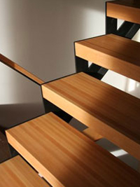 Maple Butcher Block Style Stair Tread