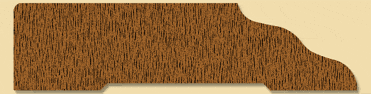 Wood Casing Moulding 181, 3/4" x 3"