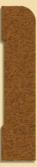 Wood Baseboard Moulding 206, 3/4" x 3-1/2"