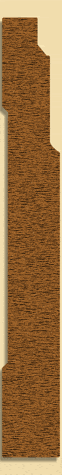 Wood Baseboard Moulding 243, 5/8" x 5"