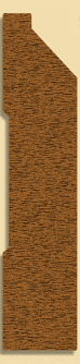 Wood Baseboard Moulding 246, 3/4" x 3-1/2"