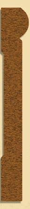 Wood Baseboard Moulding 273, 11/16" x 3-1/2"