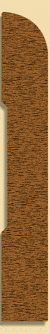 Wood Baseboard Moulding 279, 1/2" x 3-1/2"