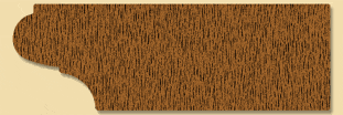 Wood Window Sill Moulding 506, 13/16" x 2-1/2"