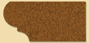 Wood Window Sill Moulding 515, 1-1/8" x 2-3/8"