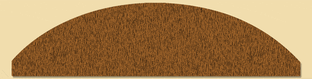 Wood Miscellaneous Profile Moulding 8201, 1-1/4" x 5"