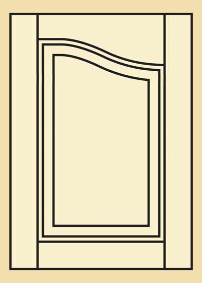 Soft Maple Prefinished Kitchen Cabinet Door - 204R
