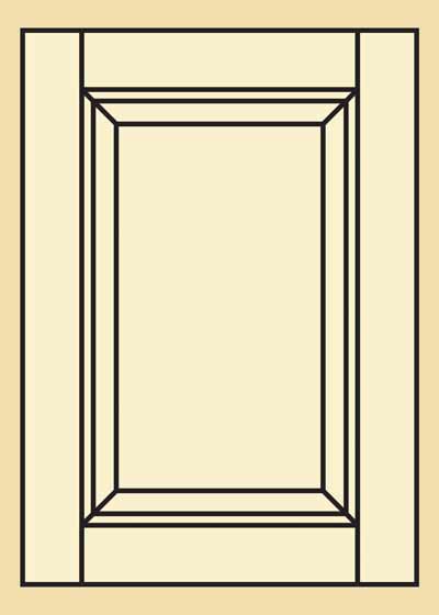 Soft Maple Prefinished Kitchen Cabinet Door - 101
