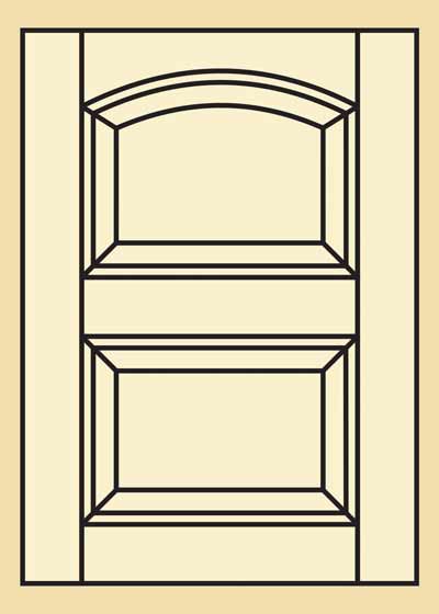 Soft Maple Prefinished Kitchen Cabinet Door - 402