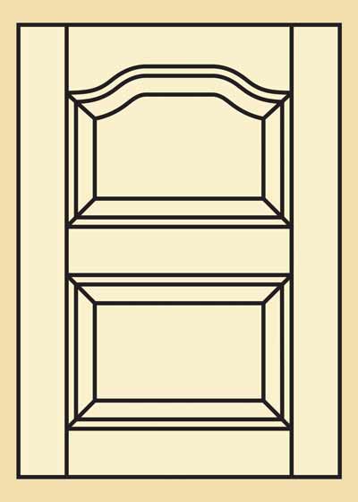 Soft Maple Prefinished Kitchen Cabinet Door - 403
