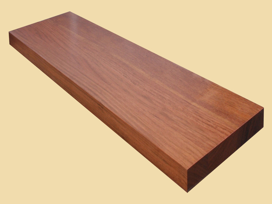 Brazilian Cherry Extra Thick Stair Tread - Prefinished