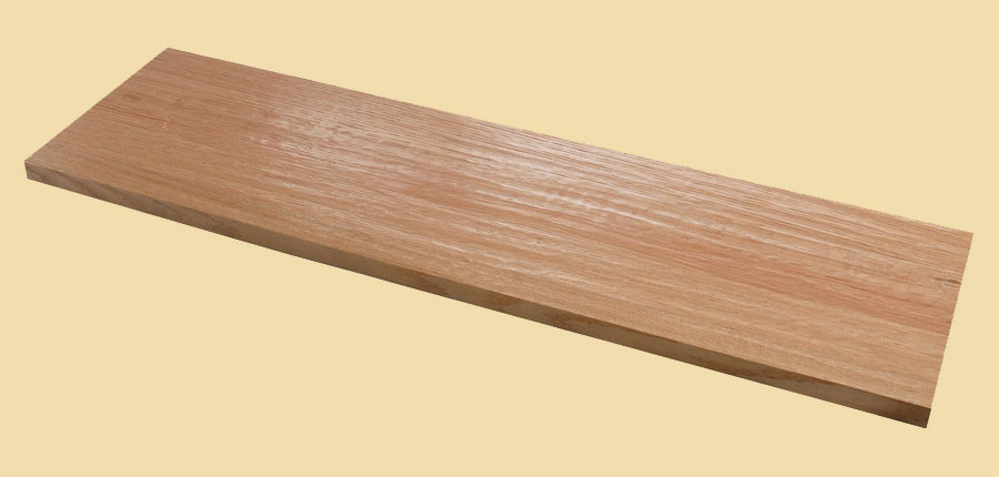 Quartersawn Red Oak Hand Scraped Plank Countertop