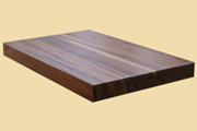 Prefinished walnut butcher block countertop