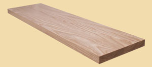Prefinished Ash Wood Plank Countertops