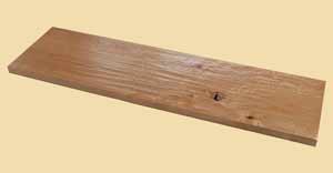 Knotty Alder Hand Scraped Plank Countertops