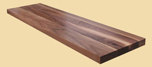 Walnut Wood Plank Countertops