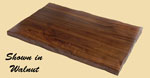Rustic Edge Wood Countertop