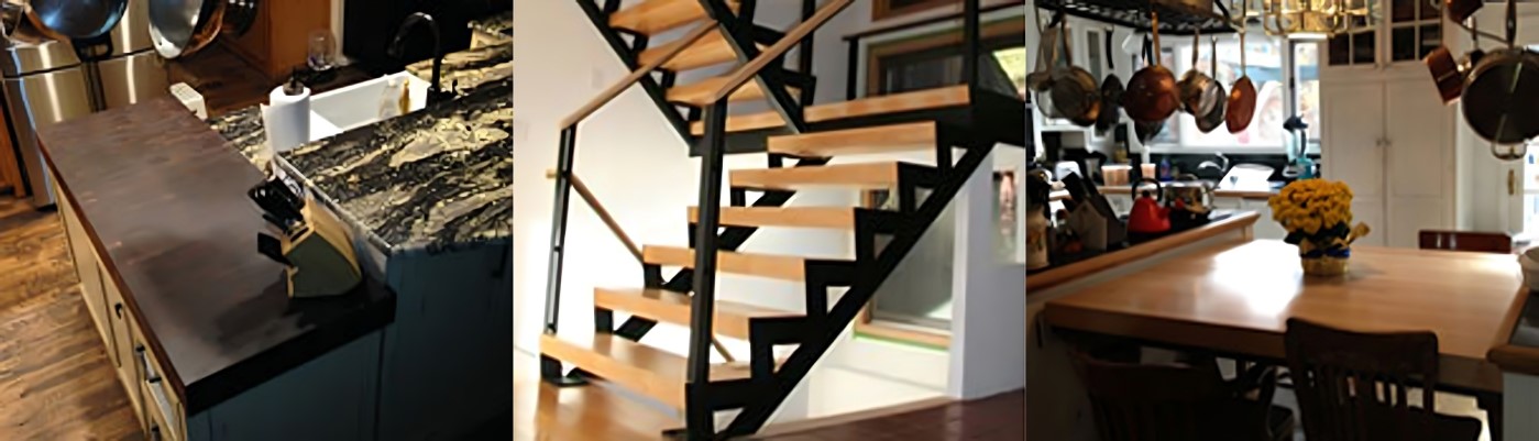Order any custom size wood product from our online store. Butcher block countertops, stair treads, hardwood mouldings and all other products can be ordered directly online.