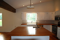 American cherry butcher block countertop