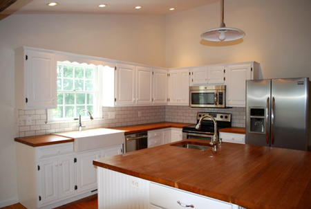 American Cherry Butcher Block Countertops Country Mouldings