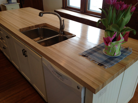 Ash countertop