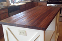 Brazilian Cherry Butcher Block Countertop