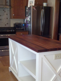 Brazilian Cherry Butcher Block Countertop