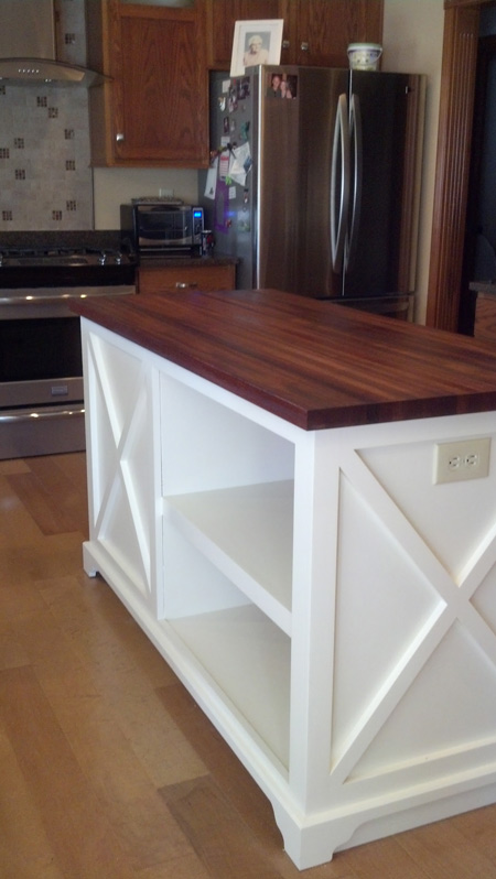 Brazilian Cherry Butcher Block Countertops Country Mouldings