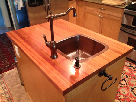 Brazilian Cherry Butcher Block Countertops Country Mouldings