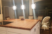 Brazilian Cherry Butcher Block Countertop