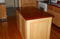 Brazilian Cherry Plank Countertop