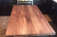 Hand Scraped Prefinished Walnut Plank Countertop