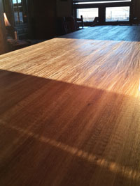 Hand Scraped White Oak Butcher Block Countertop