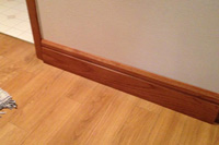 Hickory Baseboard Moulding