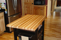 Hickory Butcher Block Countertop