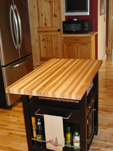 Hickory Butcher Block Countertop