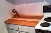 Hickory Plank Countertop