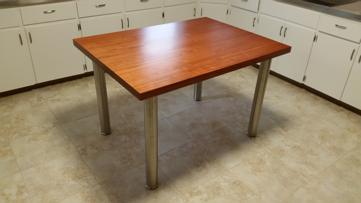 End Grain Cherry Butcher Block Countertop - Customize Online - 35