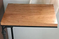 Prefinished Brazilian Cherry Hand Scraped Plank Countertop