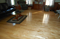 Prefinished character maple hardwood flooring