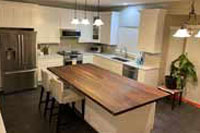 Prefinished Character Walnut Plank Countertop