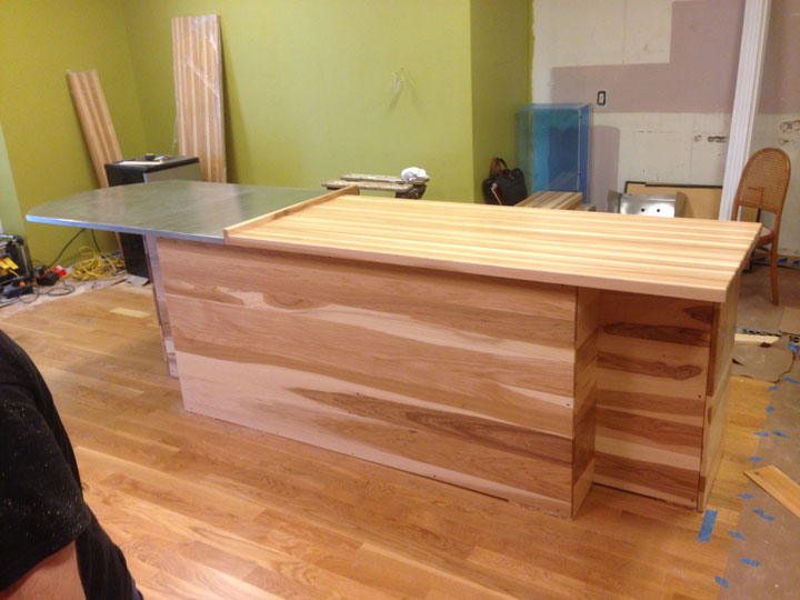 Custom Size Hickory Butcher Block Countertop - Quote and Order Online -  Country Mouldings