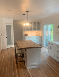 Prefinished Hickory Butcher Block Countertop