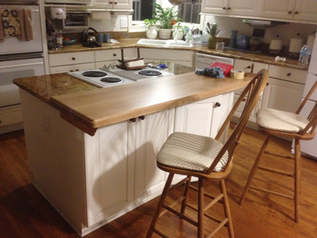 End grain countertop End grain countertop