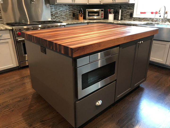 Sappy Walnut Butcher Block Countertops Country Mouldings