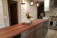 Prefinished Sappy Walnut Butcher Block Countertop